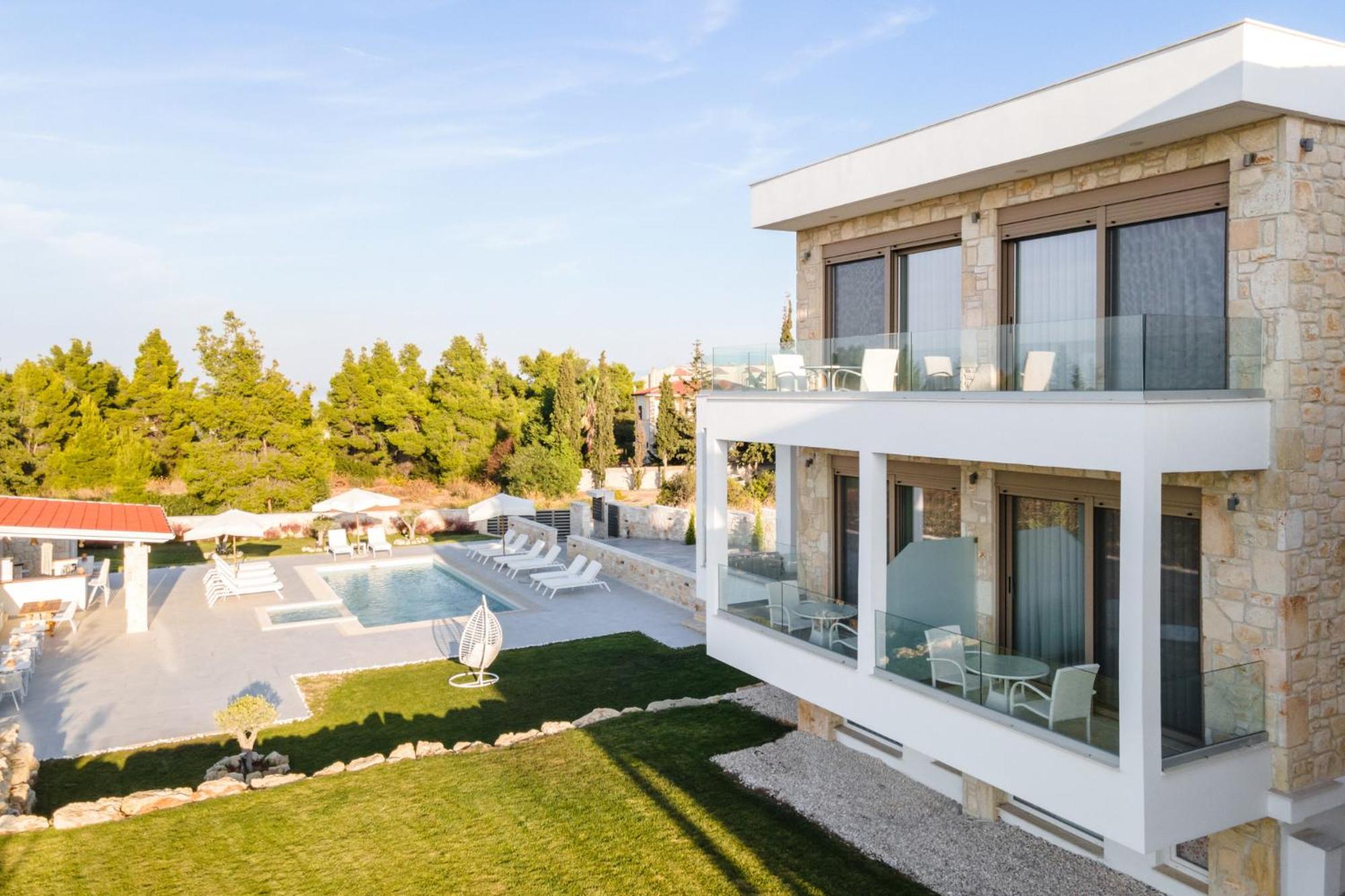 Anna Mare Luxury Apartments Afytos Dış mekan fotoğraf