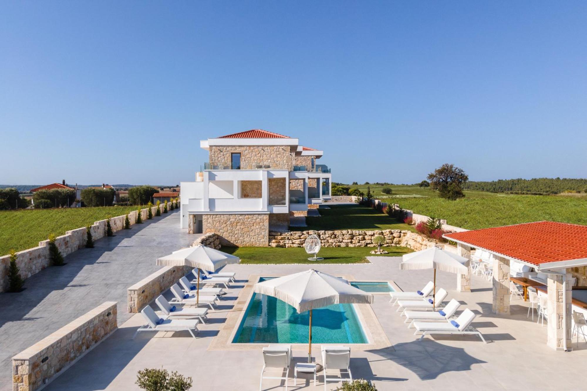 Anna Mare Luxury Apartments Afytos Dış mekan fotoğraf